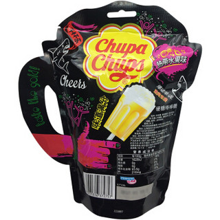 ChupaChups 珍宝珠 棒棒糖  零食糖果 干杯乐棒棒糖袋装热带水果味14支210g