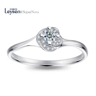 leysen1855莱绅通灵光芒女神18k金钻石戒指