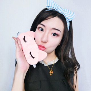 UPLUS 优家 可爱猫咪 蕾丝遮光护目眼罩 1个