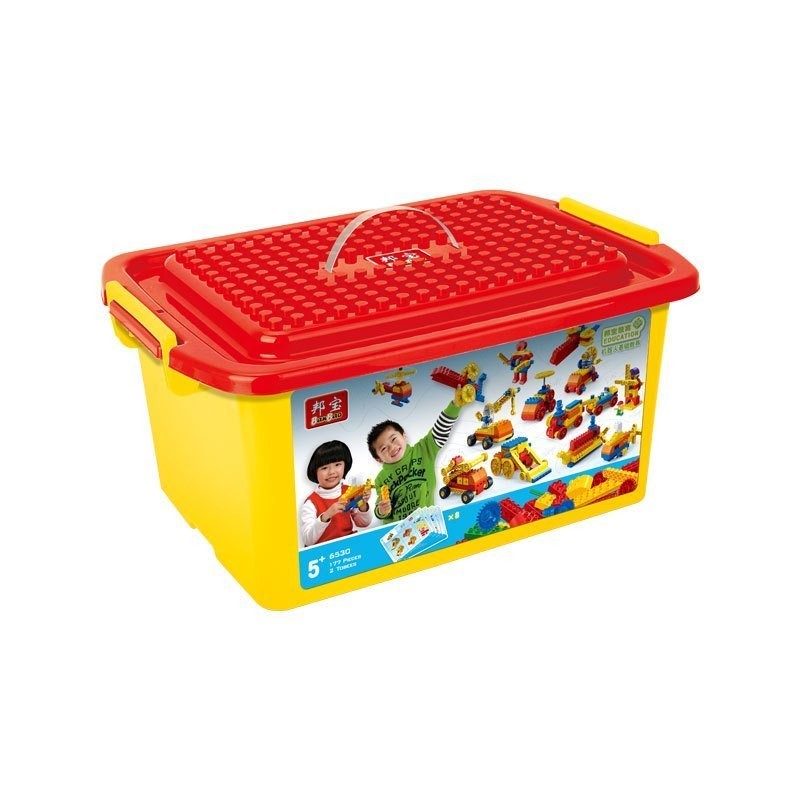 京东plus会员banbao邦宝6530基础级齿轮系列大颗粒积木