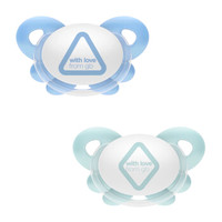 gb 好孩子 羽翼天使安抚奶嘴 (一段+二段、蓝色+灰绿)