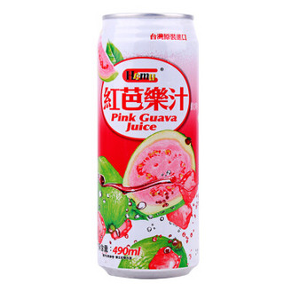 HAMU 哈姆 红芭乐汁 果汁饮料 490ml*4罐