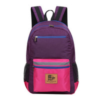KOKUYO 国誉  WSG-SBN01V 中小学生可扩展大容量减负双肩书包(附带防雨套) 紫