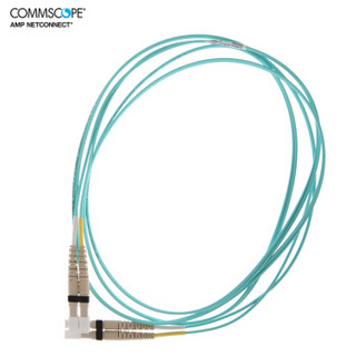 康普 原装光纤跳线（2米）LC-LC双工多模OM3跳线 2105027-2（原安普布线品牌）