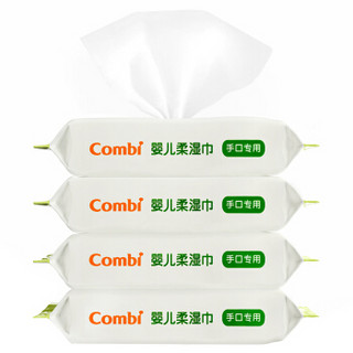 Combi 康贝 728180 婴儿手口湿巾 (25*4包)