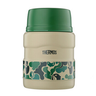 THERMOS 膳魔师 SK-3000-BDCG 儿童保温焖烧杯焖烧罐辅食罐 ( 470ML、迷彩)