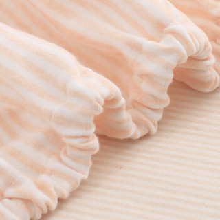 Elepbaby 象宝宝 新生儿条纹针织柔软棉床单床垫罩 (110x60cm)