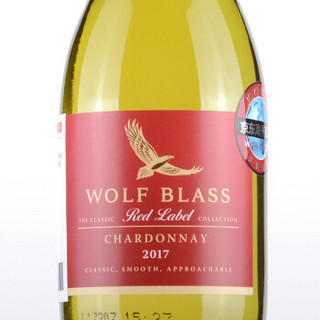 WolfBlass 纷赋酒庄 红牌 霞多丽干白葡萄酒 187ml