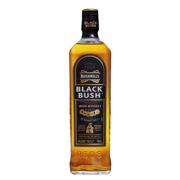 布什米尔bushmills洋酒黑色布什威士忌700ml3件