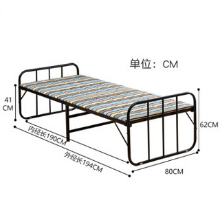 顺优 SY-08 折叠床 单人沙发床 (碳钢、双人)