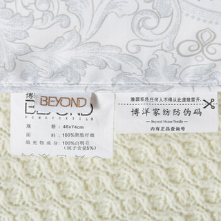 BEYOND 博洋家纺 单人枕芯 皇冠花园羽毛 48*74cm