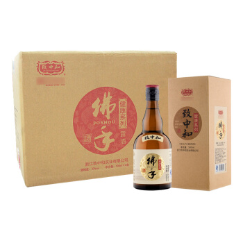 致中和 健康系列 佛手酒 22度 500ml*6瓶 整箱装