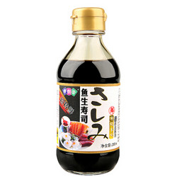 伊例家 酱油 鱼生寿司日式特级酿造 刺身海鲜酱油200ml*2+芥末 中酱集团出品（新品升级） *4件
