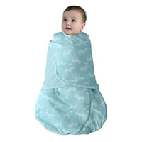 misslele 米乐鱼 新生儿全棉睡袋 (1条装、斑马王国、66码 )