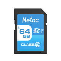 Netac 朗科 64GB SDHC UHS-I Class10 SD卡