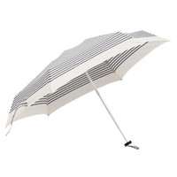 网易严选 超轻布五折伞 米色条纹