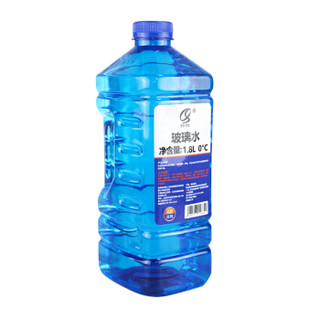 祁仕玻璃水 挡风玻璃清洗剂雨刮水去油膜去污剂  0°C  1.8L
