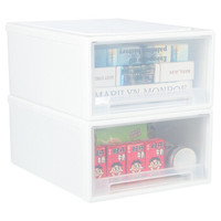 AILYA 艾莱雅 6203 塑料收纳箱大号 白色 两个装