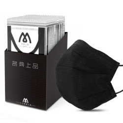 名典上品 典系列 M994C 一次性口罩 黑色 50只装 *3件