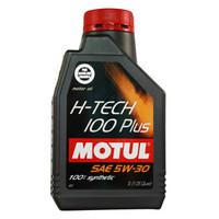 MOTUL 摩特 H-TECH 100 PLUS 全合成机油 5W-30 SN级 1L *5件