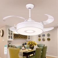 -lighting 雷士 NVC Lighting照明 吊扇灯 (85cm、哑白、25W、铜 铁 铝合金 PC扇叶 亚克力)