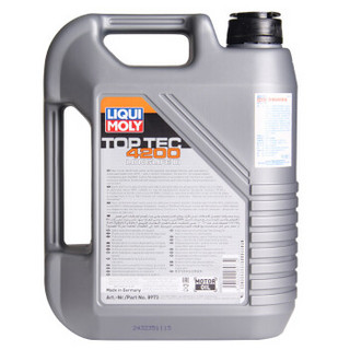 力魔（LIQUI MOLY）顶技4200全合成机油 5W-30 SN/CF A5/B5/C3 5L（德国原装进口） 汽车用品