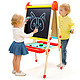 特宝儿（topbright）双板儿童画板大黑板男孩女孩儿童玩具可升降磁性支架式写字板画板玩具1-3-6岁 120383+凑单品
