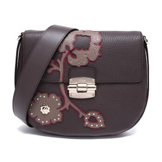 FURLA 芙拉 CLUB 女士系列 920734 B BMY5 HE6 MARRONE d 皮革单肩包 (深棕色 )