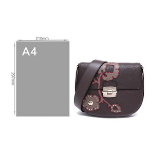 FURLA 芙拉 CLUB 女士系列 920734 B BMY5 HE6 MARRONE d 皮革单肩包 (深棕色 )