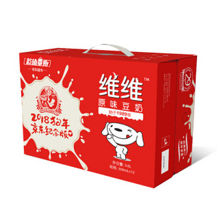 维维 原味豆奶（京东joy联名款）300ml*12罐