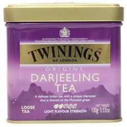 波兰进口 川宁(TWININGS) 茶叶红茶散茶 英国川宁欧式大吉岭红茶听装 100g *2件