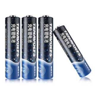 南孚(NANFU)5号充电锂电池4粒套装 1.5V恒压快充 TENAVOLTS USB充电 适用游戏手柄/吸奶器/鼠标等 AA五号