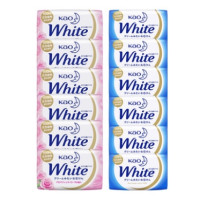 99欢聚盛典：kao 花王 White 美白香皂套装（牛乳 510g 6块+玫瑰 510g 6个）