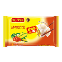 湾仔码头 玉米蔬菜猪肉水饺 1.32kg *3件