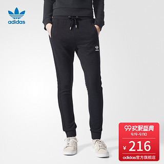 阿迪达斯adidas 官方 三叶草 女子 运动裤 黑 BP5485 (32码)