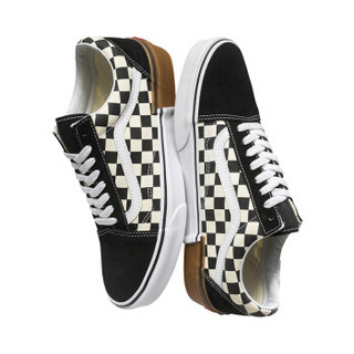  VANS 范斯 OLD SKOOL VN0A38G1U58 黑白棋盘格帆布鞋 (34.5)