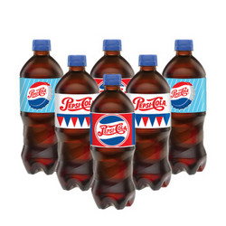  Pepsi 百事 40/50/60年代纪念可乐 600ml*6瓶