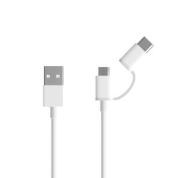 小米(MI)小米二合一数据线 Micro USB转Type-C(100cm)