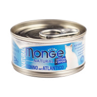 99欢聚盛典:MONGE 梦吉 天然系列 宠物 猫罐头 金枪鱼+三文鱼 80g *2件
