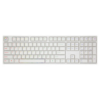 Varmilo 阿米洛 彩虹二号定制系列 VA108M 白色RGB机械键盘 (Cherry青轴)