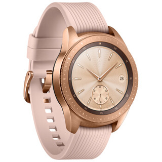 SAMSUNG 三星 Galaxy Watch BT版 智能手表 42mm 玫瑰金 粉色硅胶表带 4GB（ECG、GPS、扬声器、温度计）