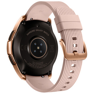 SAMSUNG 三星 Galaxy Watch BT版 智能手表 42mm 玫瑰金 粉色硅胶表带 4GB（ECG、GPS、扬声器、温度计）
