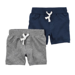 Carter's 夏季 新款男童全棉短裤 2条装