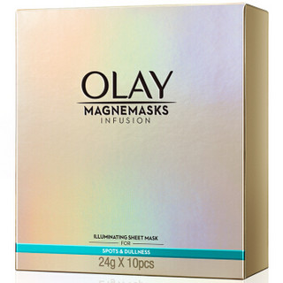 OLAY 玉兰油 磁力导入面膜 焕采皙白沁透弹力面膜