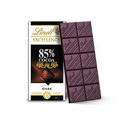 Lindt 瑞士莲 特醇排装85% 黑巧克力6块装礼盒 600g(供应商直送)