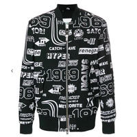 KENZO logo印花飞行员夹克