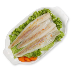 鲜元素 冷冻阿拉斯加狭鳕鱼柳 MSC认证 300g 3-5片 袋装 火锅食材 海鲜水产 *2件