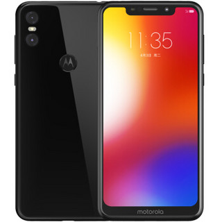 MOTOROLA 摩托罗拉 P30 play 4G手机 4GB+64GB 亮黑色