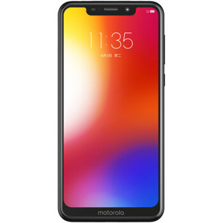 MOTOROLA 摩托罗拉 P30 play 4G手机 4GB+64GB 亮黑色