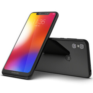 MOTOROLA 摩托罗拉 P30 play 4G手机 4GB+64GB 亮黑色